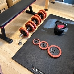 値段交渉OK！筋トレセット（ダンベル、ケトルベル、ベンチ） - その他 