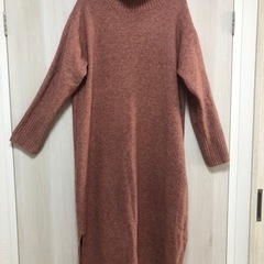 【新品】ユニクロ　スフレヤーン　ニットワンピ