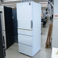 冷蔵庫　412L　5ドア　シャープ　SJ-GW41F-W　リユース品