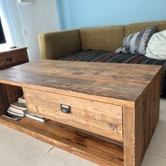 クラッシュゲート ワイドコーヒーテーブル CRASH GATE