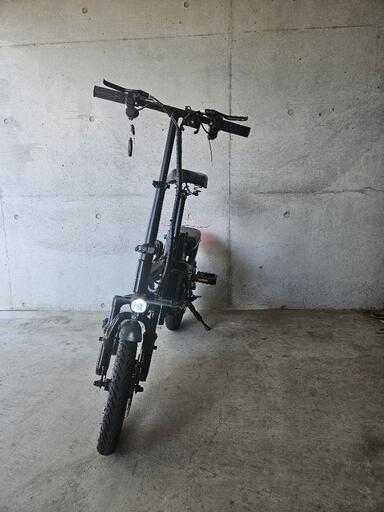 フル電動自転車 モペット 折畳 リアショック キーレス リミッター解除　no.2