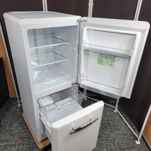 4434‼️配送設置は無料‼️定価59,800円❣️レトロデザイン冷蔵庫✨最新2020年製✨eangle 2ドア冷蔵庫