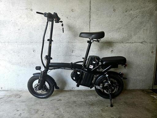 フル電動自転車 モペット 折畳 リアショック キーレス リミッター解除 no.3