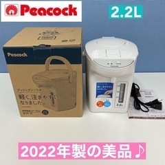 I717 🌈 2022年製の美品♪ Peacock 電気エアーポ...