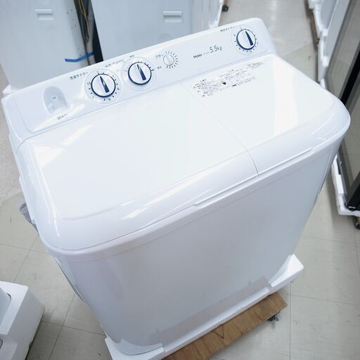 二槽式洗濯機　5.5kg　ハイアール　JW-W55G(W)　未使用品