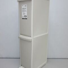 【ネット決済・配送可】stp-2130　タテ型分別ごみ箱　10L...