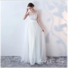 ウエディングドレス、ベール、グローブ