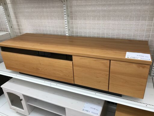 ★ジモティ割あり★  TV台 ナチュラル H36×W140×D42 クリーニング済み KJ3493