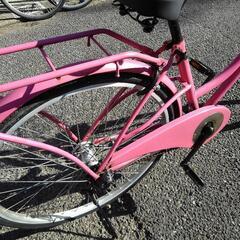 中古自転車２７９２　前後タイヤ新品！　２６インチ　３段ギヤ　LEDオートライト 中古自転車2792 前後タイヤ新品！ 26インチ 3段ギヤ LEDオート