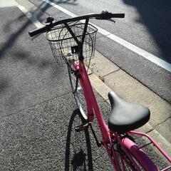 中古自転車2792 前後タイヤ新品！ 26インチ 3段ギヤ LEDオート