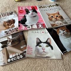 猫特集の雑誌　6冊　まとめて　１２日処分します