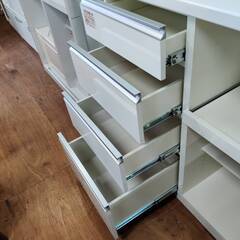 【愛品倶楽部柏店】共和産業 2枚スライド扉キッチンボード 