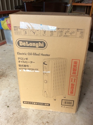 デロンギのヒーター未使用品