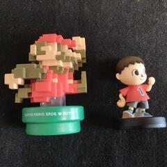 断捨離　マリオと村人のamiibo