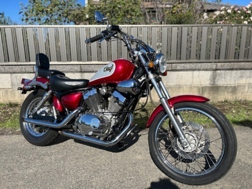 ビラーゴ250☆走行とても少ない^_^☆バッテリー・プラグなど新品交換で快調ですよ☆アメリカンバイク！