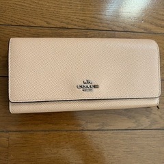 『決まりました』COACH財布