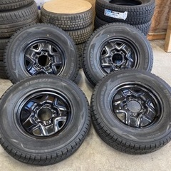 225/70R16 冬タイヤ4本セット9.5分山 ジムニー CX-5 デリカD5など