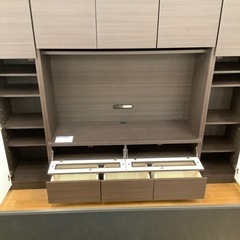キャビネット付きハイタイプテレビボード【トレファク 川越店】