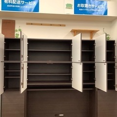 キャビネット付きハイタイプテレビボード【トレファク 川越店】