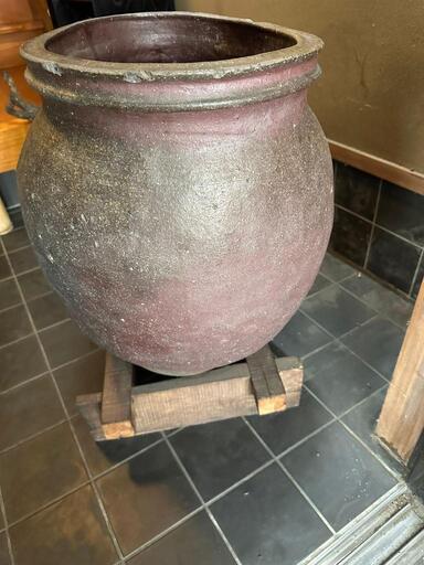 大きな骨董水瓶、玄関用、常滑焼 - その他 