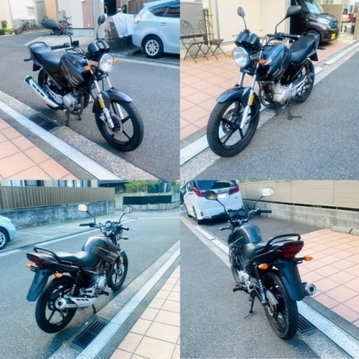 ヤマハYBR125ブラックカラーで格好良い一台^_^