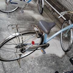 自転車26-27インチ　水色