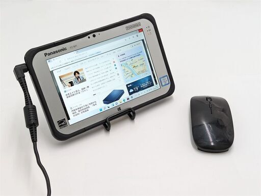 送料無料 新品無線マウス付 7型 中古タブレットPC Panasonic TOUGHPAD FZ-M1F150XVJ CoreM5-6Y57 高速SSD 無線 Bluetooth Windows11 Office