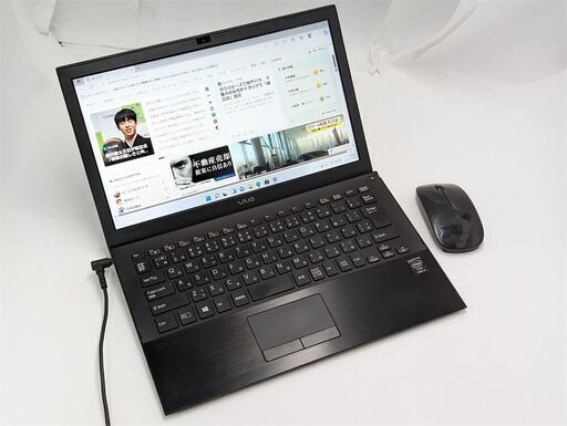 送料無料 新品マウス付き Windows11 Office SSD256GB 13.3型 中古ノートパソコン SONY VJP132C11N 第5世代Core i5 Bluetooth カメラ 保証付
