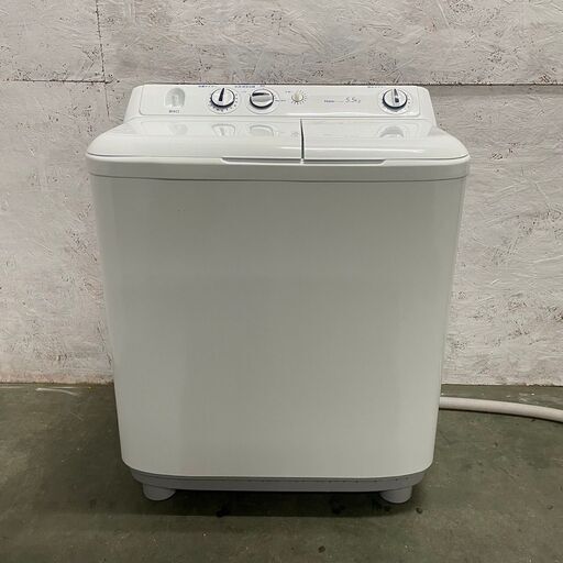 Haier】 ハイアール 2槽式洗濯機 5.5㎏ JW-W55E 2017年製 (買う買う