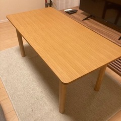 無印良品　木製ミドルテーブル・オーク材