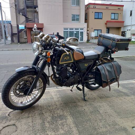 AJS キャドウェル125 走行16000km キャブ車 不具合有りエンジン好調 カスタム多
