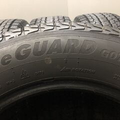 YOKOHAMA iceGUARD G075 225/65R17 17インチ スタッドレス 4本 19年製 バリ溝 ヴァンガード エクストレイル ハリアー等　(VTO803)クレジットカード QRコード決済可能