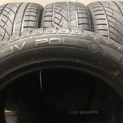走行短め 22年製 MOMO SUV POLE W-4 235/50R18 18インチ スタッドレス 4本 アルファード ヴェルファイア等　(VTI819)クレジットカード QRコード決済可能