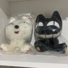 黒猫、白猫セット