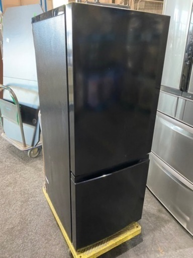 北九州市内配送無料　保証付き　2021年　冷蔵庫 AT-RF150-BK [2ドア /右開きタイプ /154L] [冷凍室 46L]