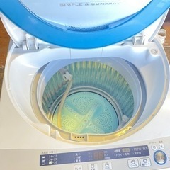 福岡市内配送無料 シャープ SHARP ES-GE55P-A [全自動洗濯機（5.5kg