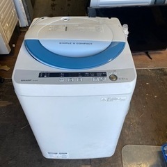 福岡市内配送設置無料　シャープ SHARP ES-GE55P-A [全自動洗濯機（5.5kg） ブルー系]