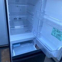 福岡市内配送設置無料　MR-P15A-B 冷蔵庫 サファイアブラック [2ドア /右開きタイプ /146L]