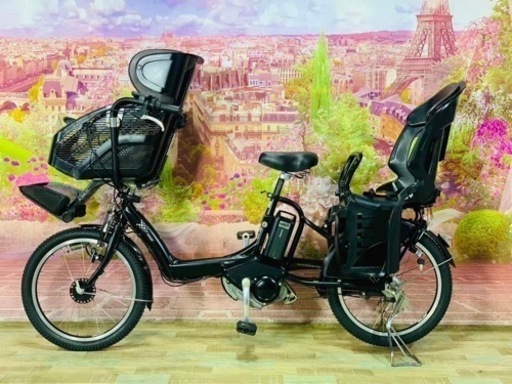 ❶5803子供乗せ電動アシスト自転車ブリヂストン20インチ良好バッテリー