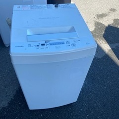 福岡市内配送設置無料　2018年　東芝 TOSHIBA AW-45M5(W) [全自動洗濯機 4.5kg ピュアホワイト]