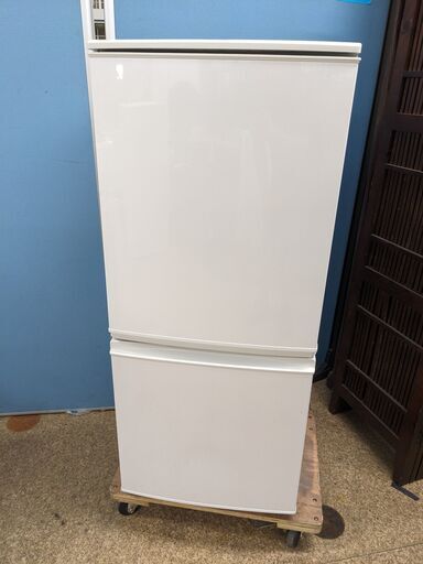SHARP 2ドア 冷凍冷蔵庫 137L 2016年製 SJ-D14B-W つけかえどっちもドア