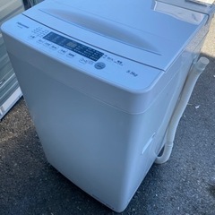 福岡市内配送設置無料　2020年　洗濯機 縦型 一人暮らし 5.5kg 簡易乾燥機能付洗濯機 ハイセンス Hisense HW-K55E コンパクト シンプル 時短機能付 予約機能付