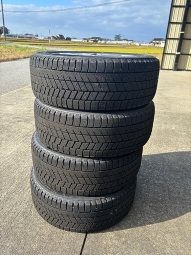 185/55R15 4本セット 21年製造 トヨタ純正アルミ スタッドレス