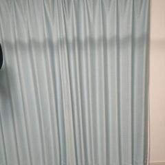 【美品】ニトリ遮光２級カーテン195cm丈２枚