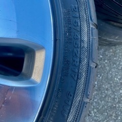 【クリスマス期間限定値引き‼️】17インチ　アルミホイール　4本セット　タイヤおまけ程度 クリスマス期間限定値引き‼️】17インチ アルミホイール 4本セット