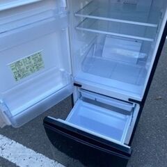 福岡市内配送設置無料　シャープ SHARP SJ-D14A-B [冷蔵庫 （137L・つけかえどっちもドア） 2ドア ブラック系]