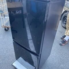 福岡市内配送設置無料　シャープ SHARP SJ-D14A-B [冷蔵庫 （137L・つけかえどっちもドア） 2ドア ブラック系]