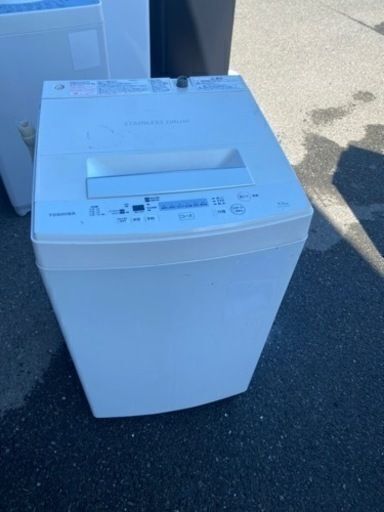 福岡市内配送設置無料　2018年　東芝 TOSHIBA AW-45M5(W) [全自動洗濯機 4.5kg ピュアホワイト]