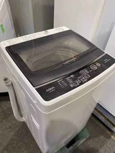 福岡市内配送設置無料　2022年　AQUA 5.0kg 全自動洗濯機 AQW-G5MJ-W （ホワイト） 洗濯機本体