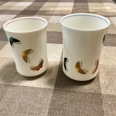 ペアマグカップ 香蘭社　湯呑み　コップ